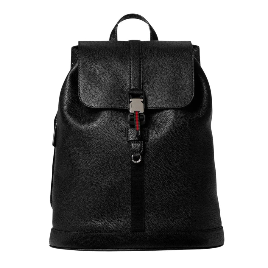 Gucci Minimal Leather Rucksack Black
