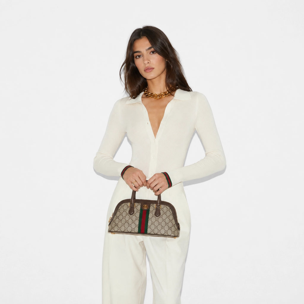 Gucci beige Handbag with monogram