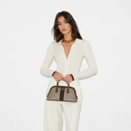 Gucci beige Handbag with monogram