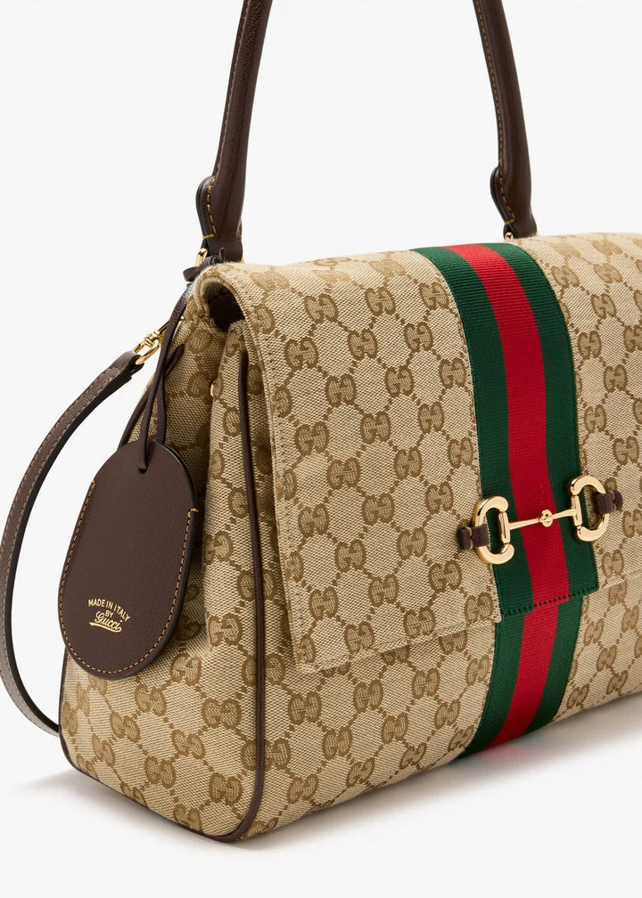 Gucci Paparazzo Medium Top Handle Bag Beige