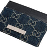 Gucci Plaque Card Case Blue