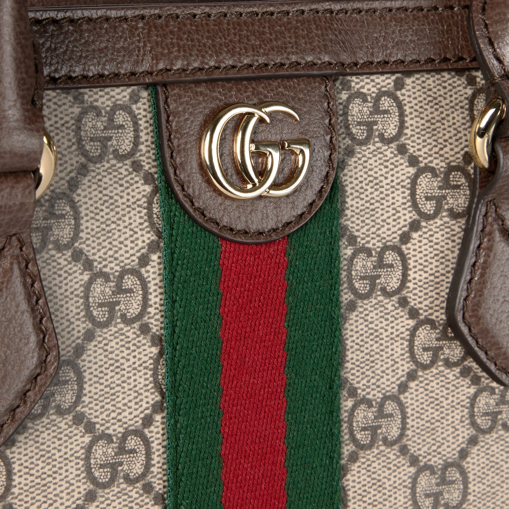 Gucci Ophidia Small Tote Bag Beige