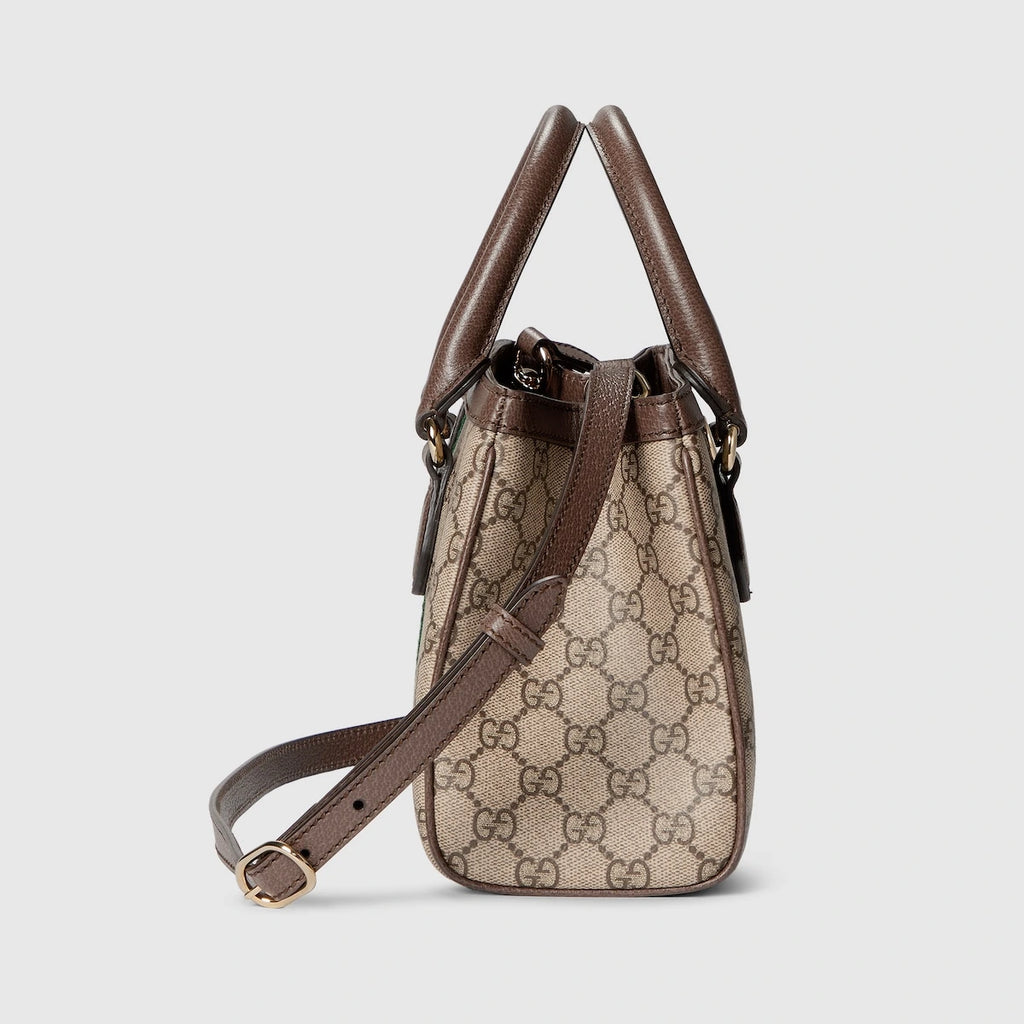 Gucci Ophidia Small Tote Bag Beige