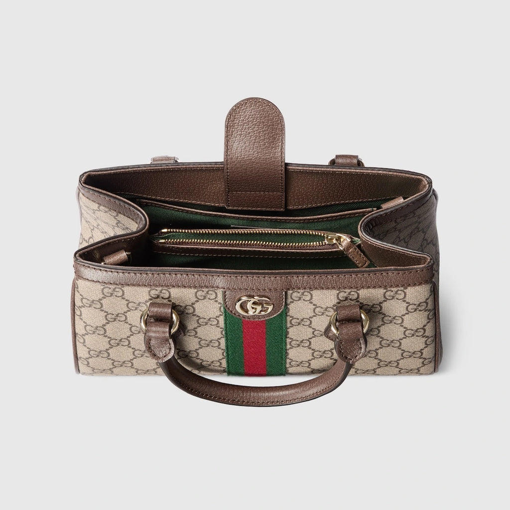 Gucci Ophidia Small Tote Bag Beige