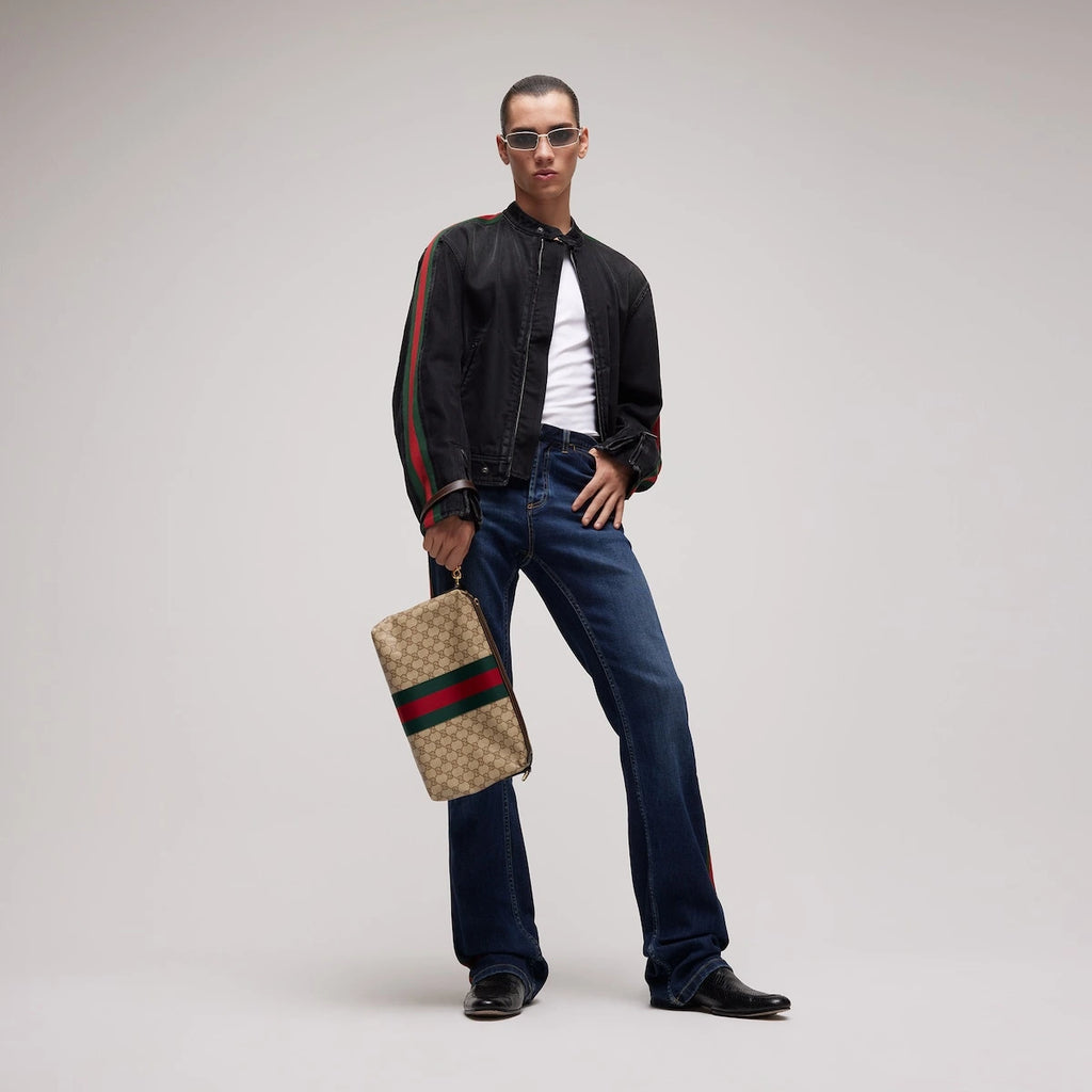 Gucci Web Medium Crossbody Bag