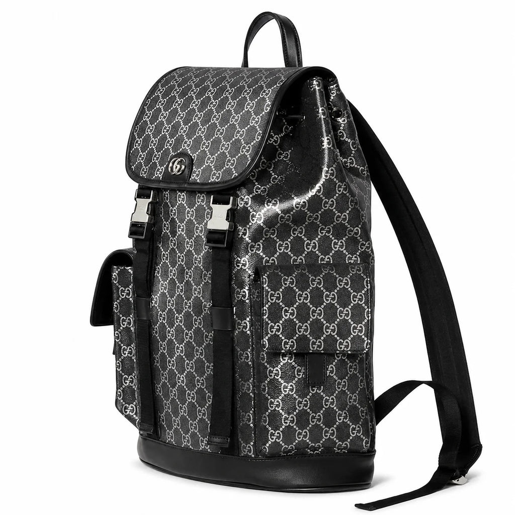 Gucci GG Supreme Monogram Backpack Black