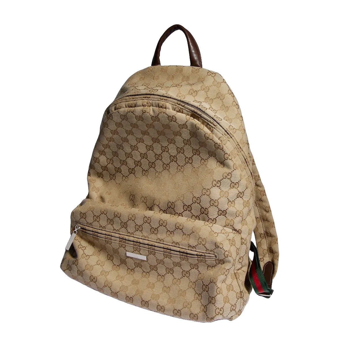 Gucci Tag Large Backpack Beige