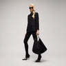 Gucci Brera Large Crossbody Bag GG Canvas Black