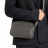 Gucci GG Emblem Small Crossbody Bag Grey