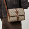 Gucci Foldover Top Messenger Bag