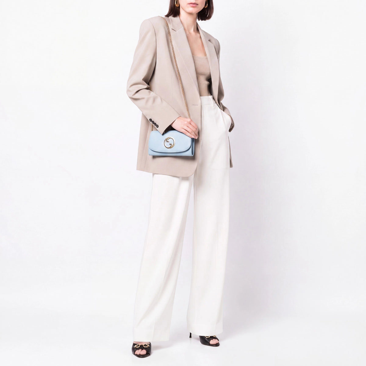 Gucci leather crossbody bag