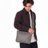 Gucci GG Emblem Medium Crossbody Bag Grey