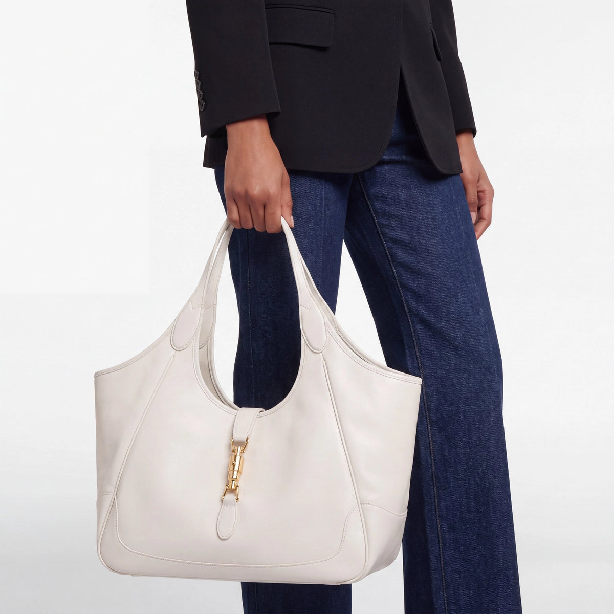 Gucci Mercato Medium Tote Bag White