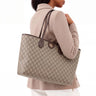 Gucci GG Supreme Medium Tote Bag Beige