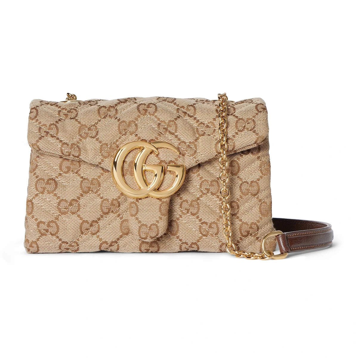Gucci GG Marmont Mini Shoulder Bag Beige