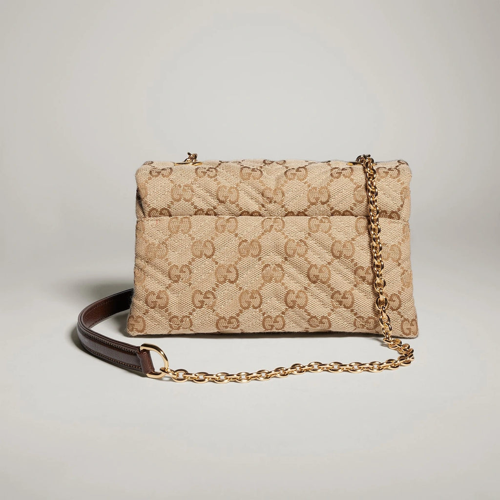 Gucci GG Marmont Mini Shoulder Bag Beige