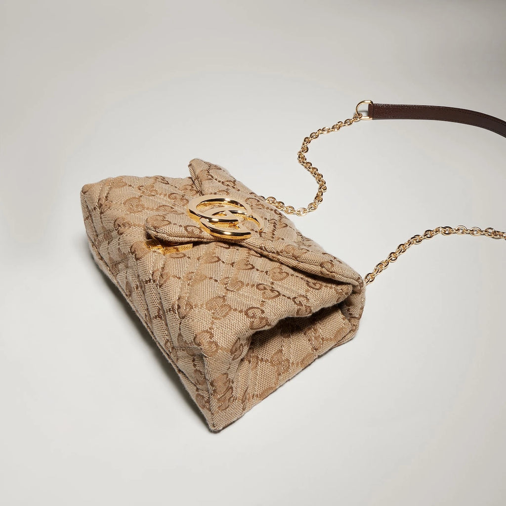 Gucci GG Marmont Mini Shoulder Bag Beige