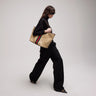Gucci Tribeca Large Tote Bag Beige Ebony GG Canvas