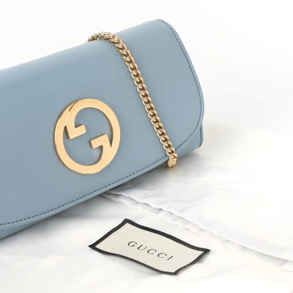 Gucci leather crossbody bag