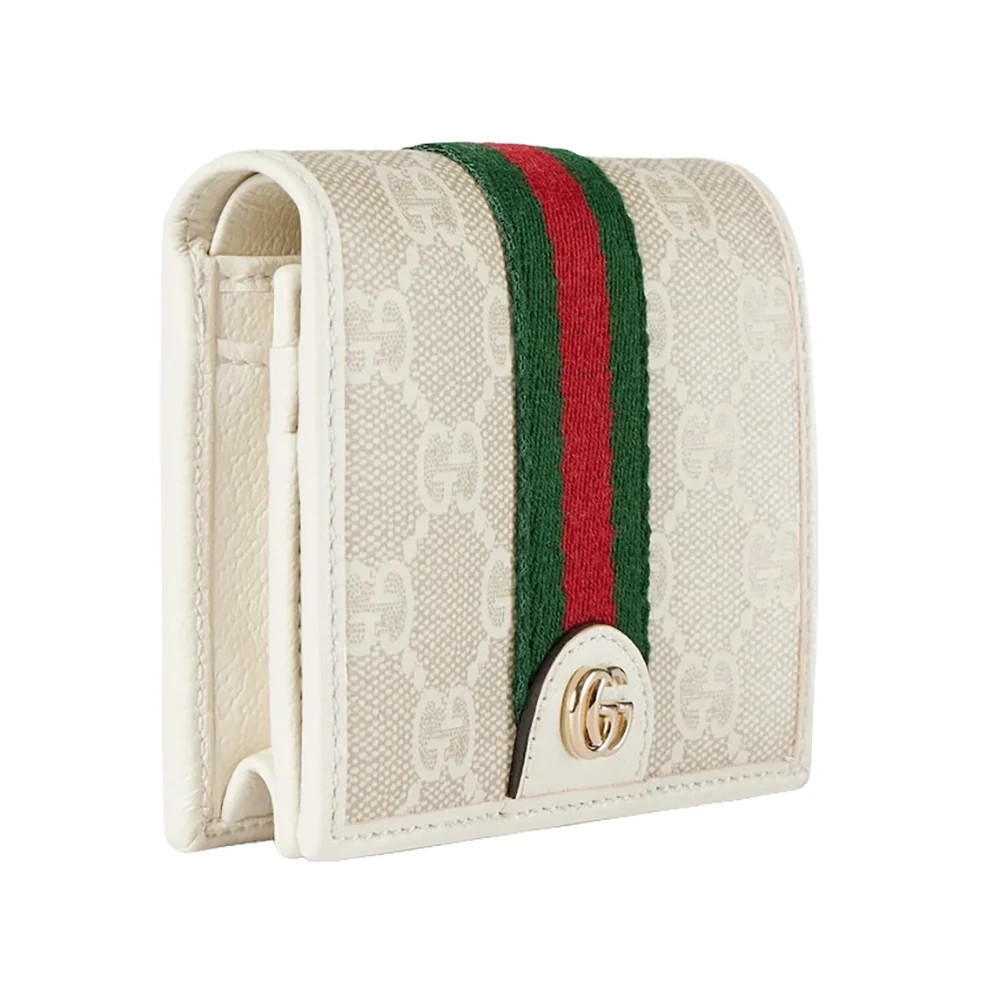 Gucci Ophidia Small Wallet White