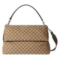 Gucci canvas large crossbody bag