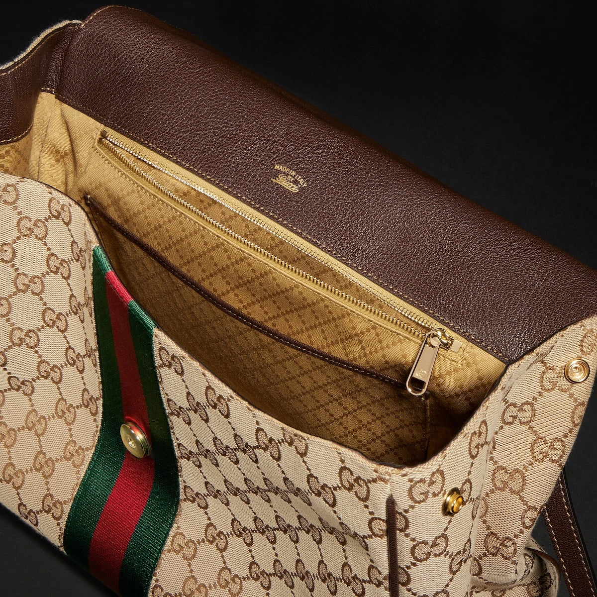 Gucci Paparazzo Large Top Handle Bag Beige
