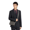 Gucci GG Emblem Small Crossbody Bag Grey