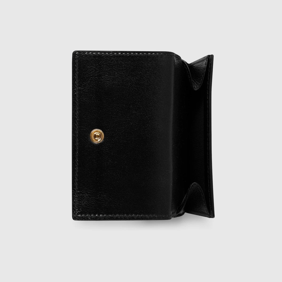 Gucci Horsebit Web Small Tri-Fold Wallet Black