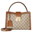 Gucci Padlock Medium Top Handle Bag Beige