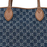 Gucci Small GG Denim Tote Bag Blue