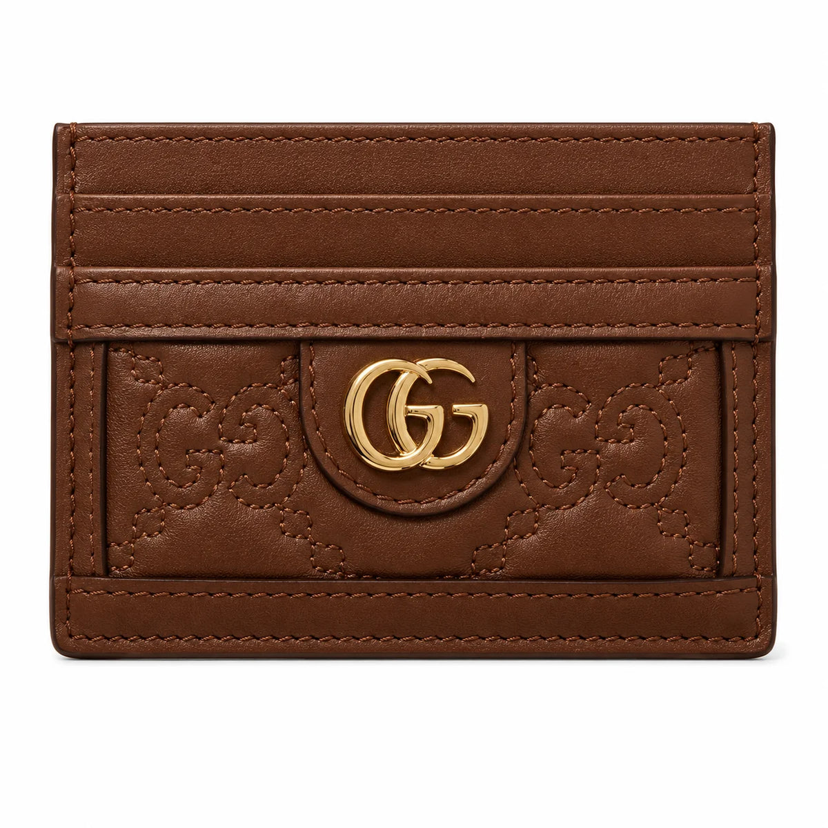 Gucci Matelassé card case leather
