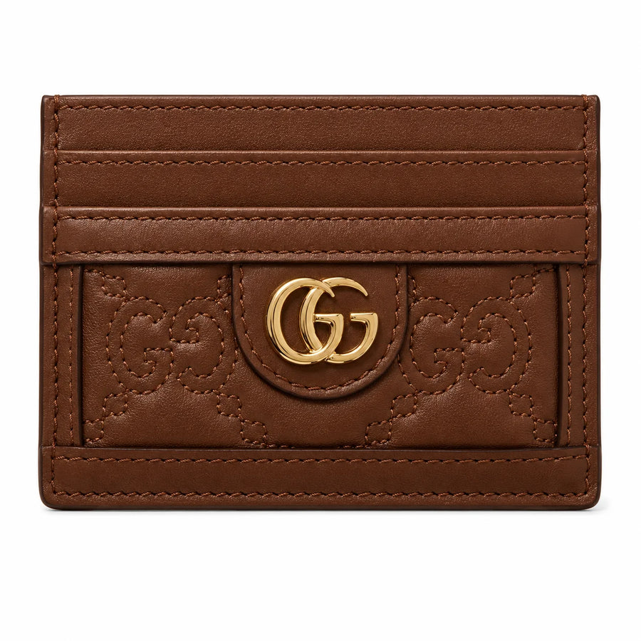 Gucci Matelassé card case leather