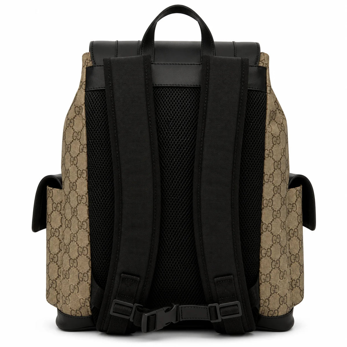 Gucci Beige and Black Soft Supreme Backpack