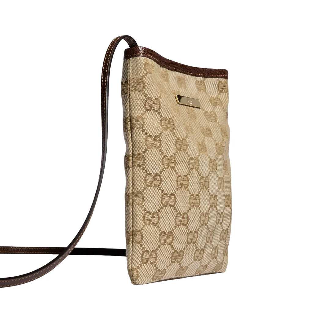 Gucci GG Phone Pouch Beige