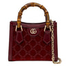 Gucci Diana Small Tote Bag Burgundy