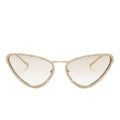 Gucci Eyewear crystal-embellished cat-eye sunglasses