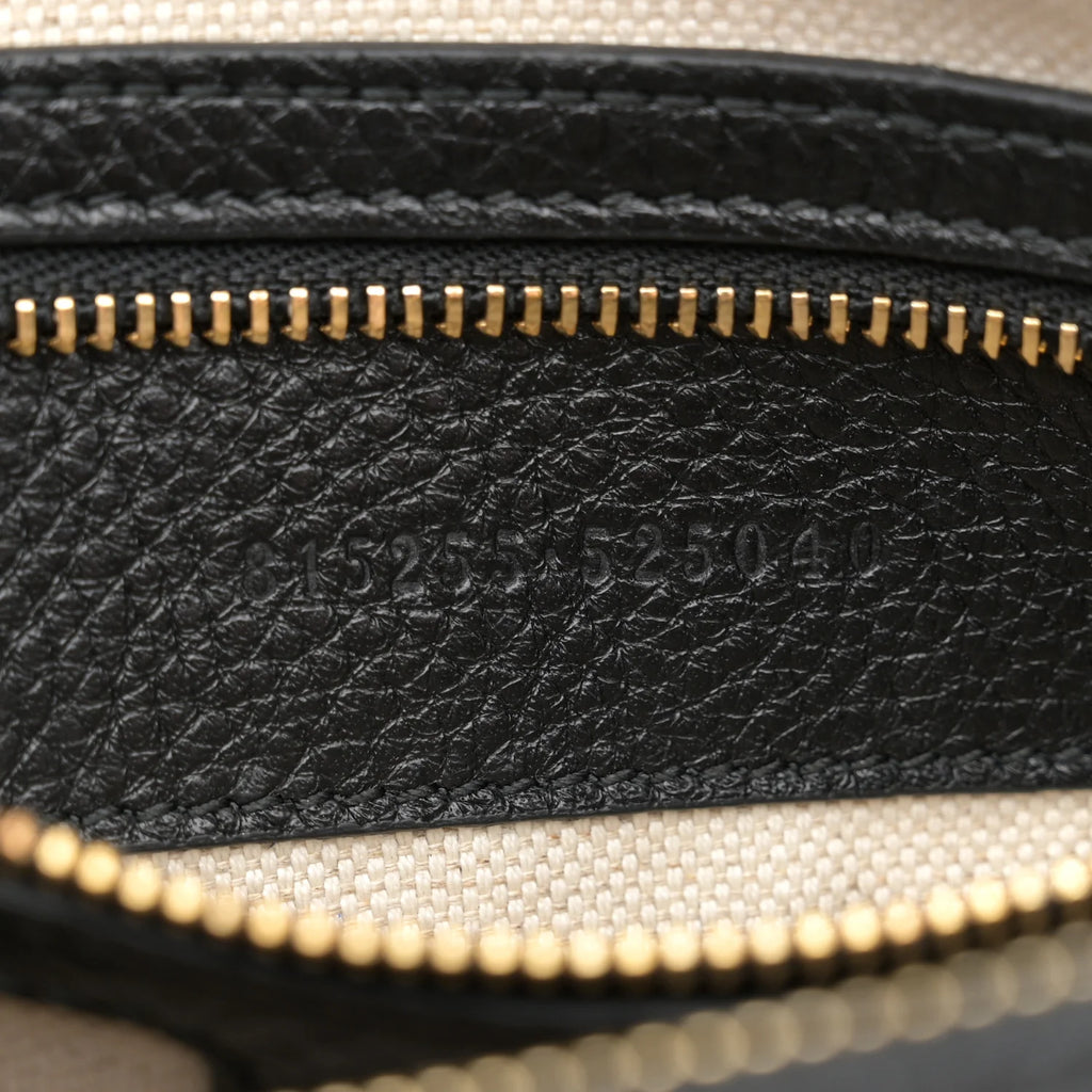 Gucci GG Emblem Medium Boston Bag Black