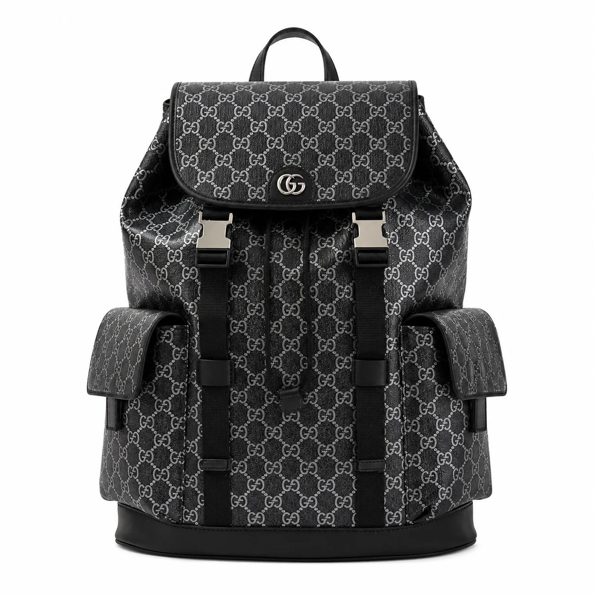Gucci GG Supreme Monogram Backpack Black