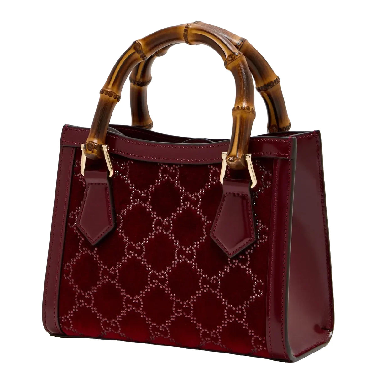 Gucci Diana Small Tote Bag Burgundy