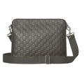 Gucci GG Emblem Medium Crossbody Bag Grey