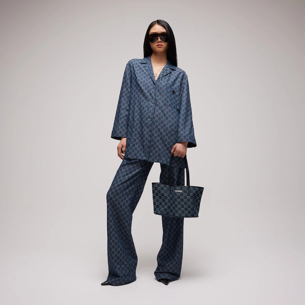 Gucci Tribeca Small Tote Bag Blue