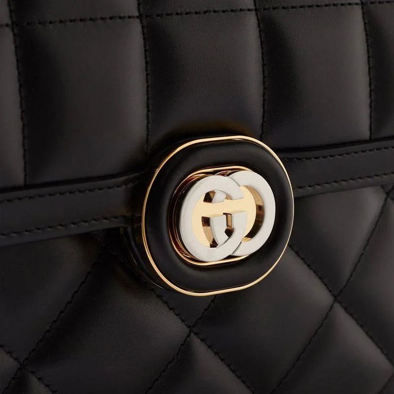 Gucci Black Leather Small Shoulder Bag