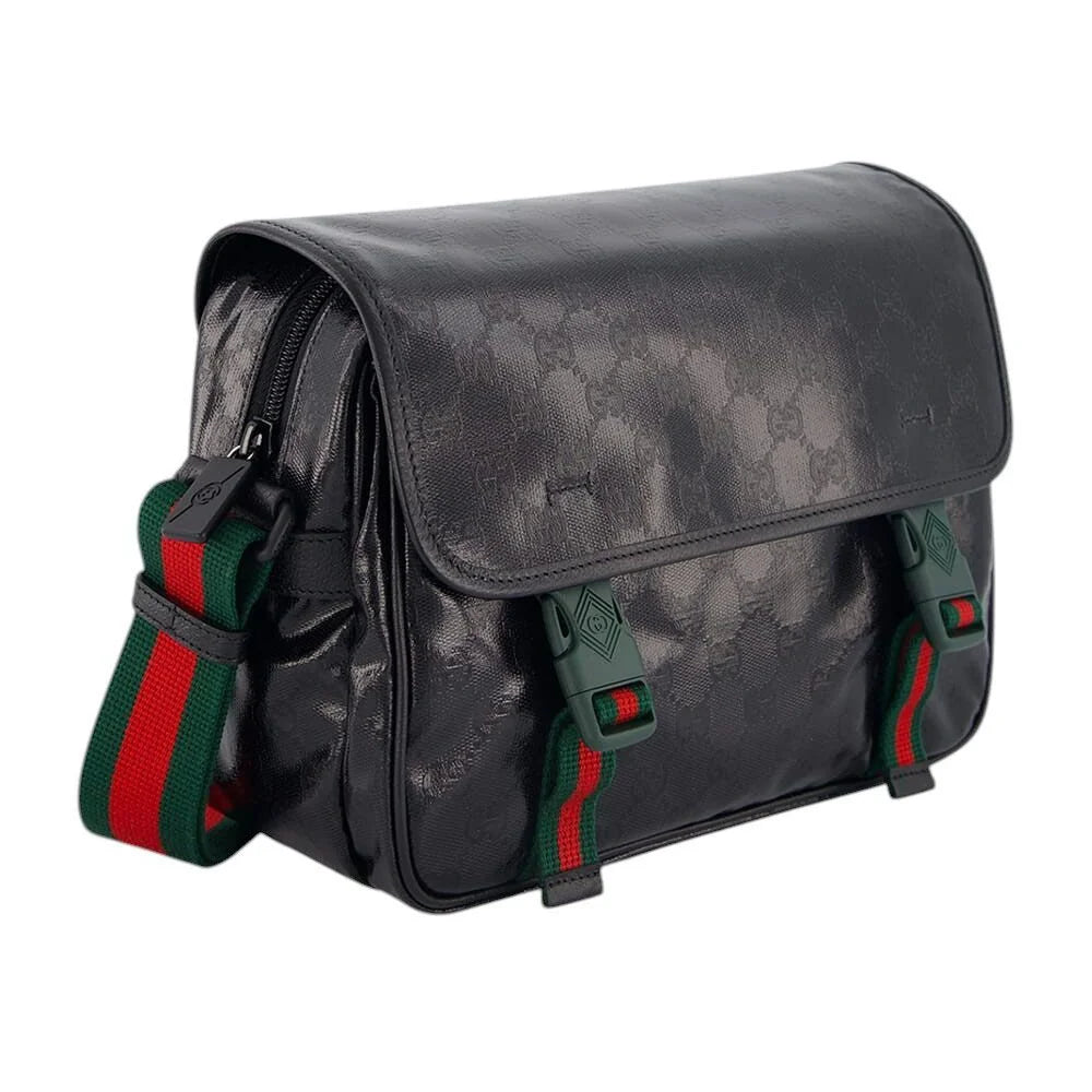 Gucci Monogrammed Buckle Detailed Shoulder Bag