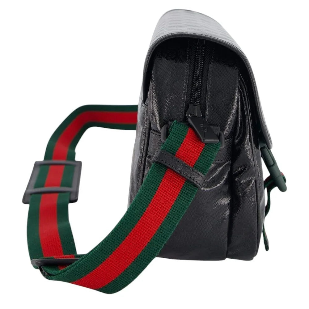 Gucci Monogrammed Buckle Detailed Shoulder Bag