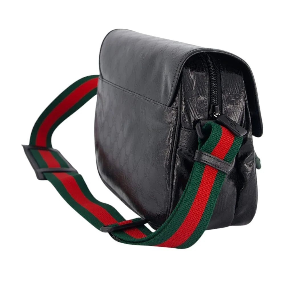 Gucci Monogrammed Buckle Detailed Shoulder Bag