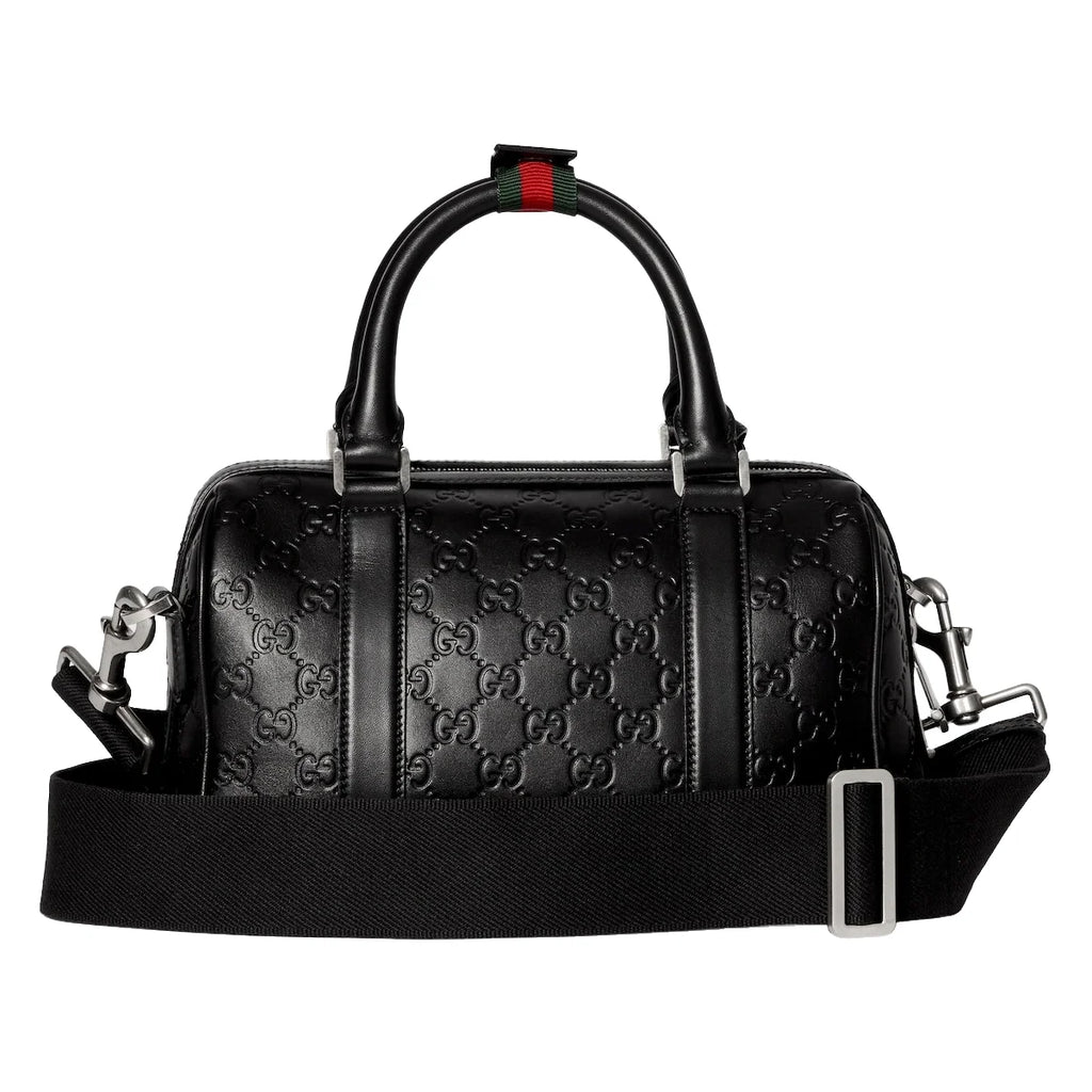 Gucci GG Emblem Small Duffle Bag Black