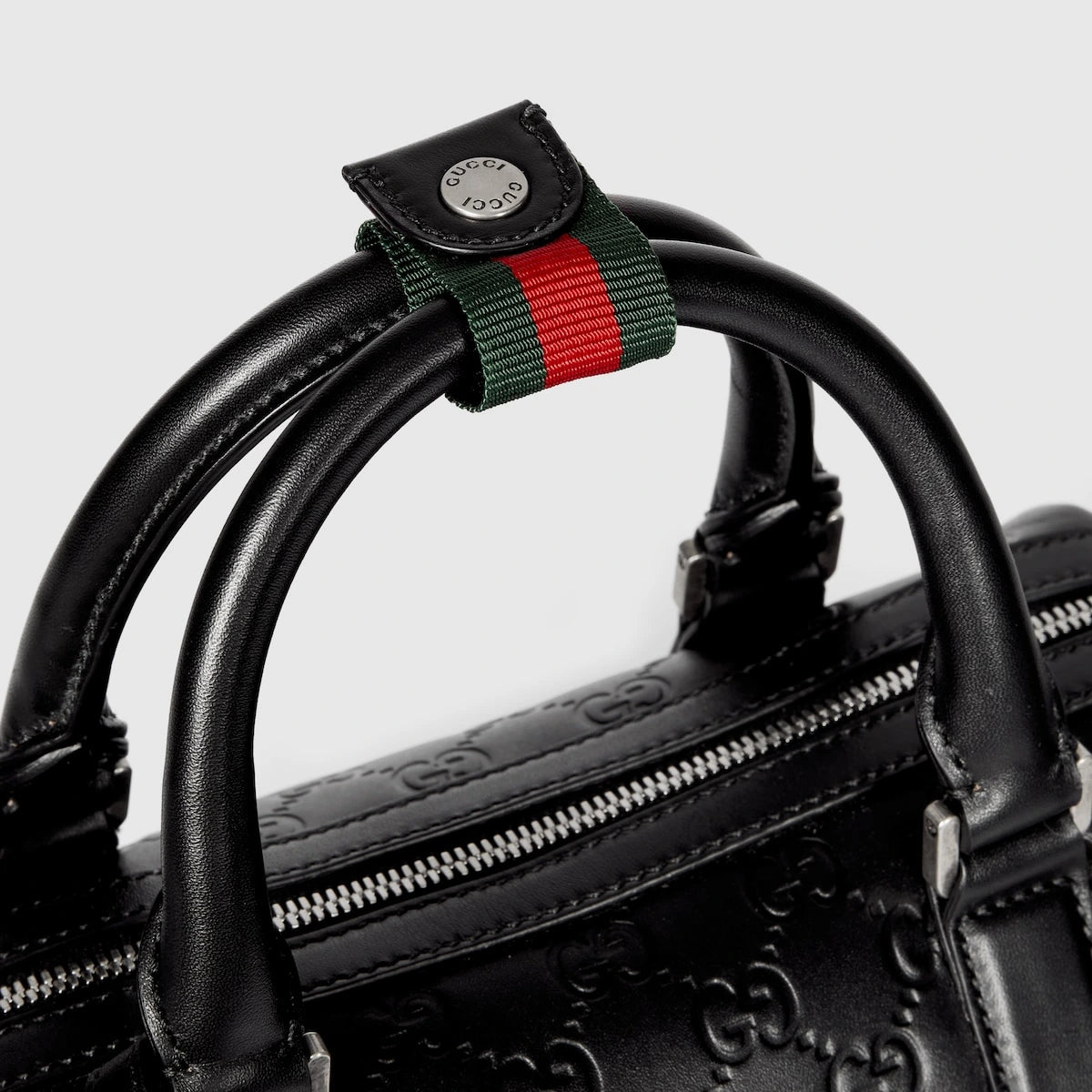 Gucci GG Emblem Small Duffle Bag Black