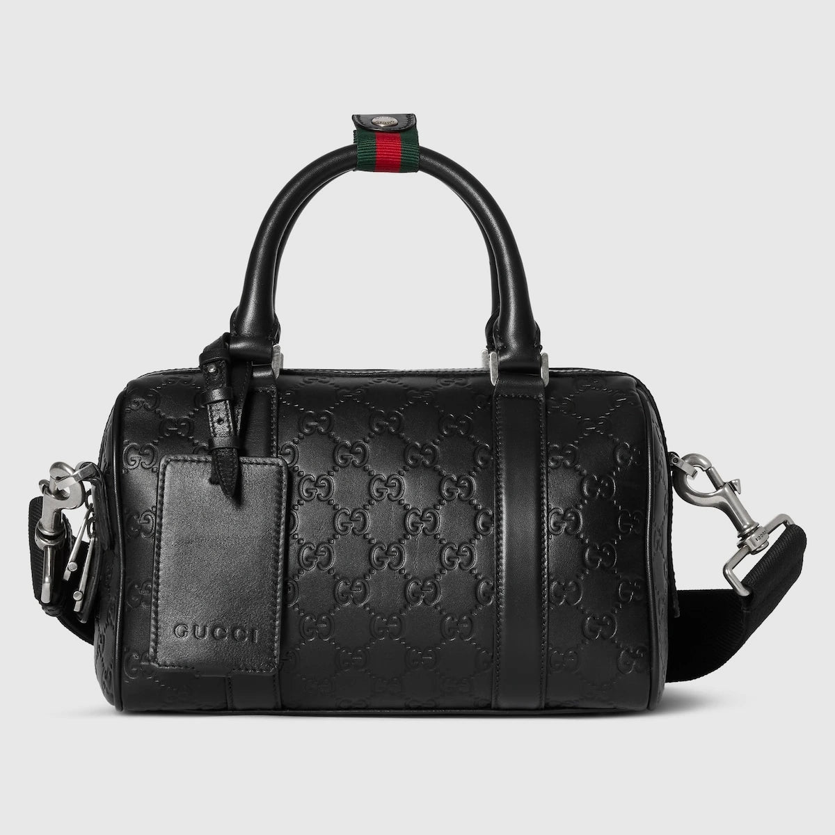 Gucci GG Emblem Small Duffle Bag Black