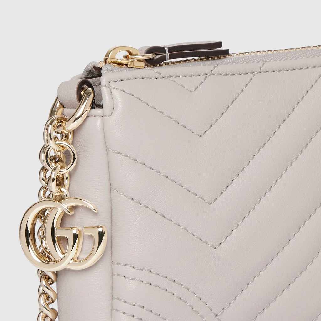 Gucci GG Marmont Small Shoulder Bag White