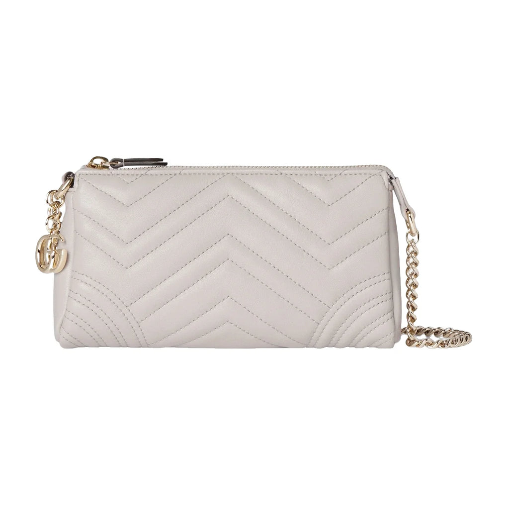 Gucci GG Marmont Small Shoulder Bag White